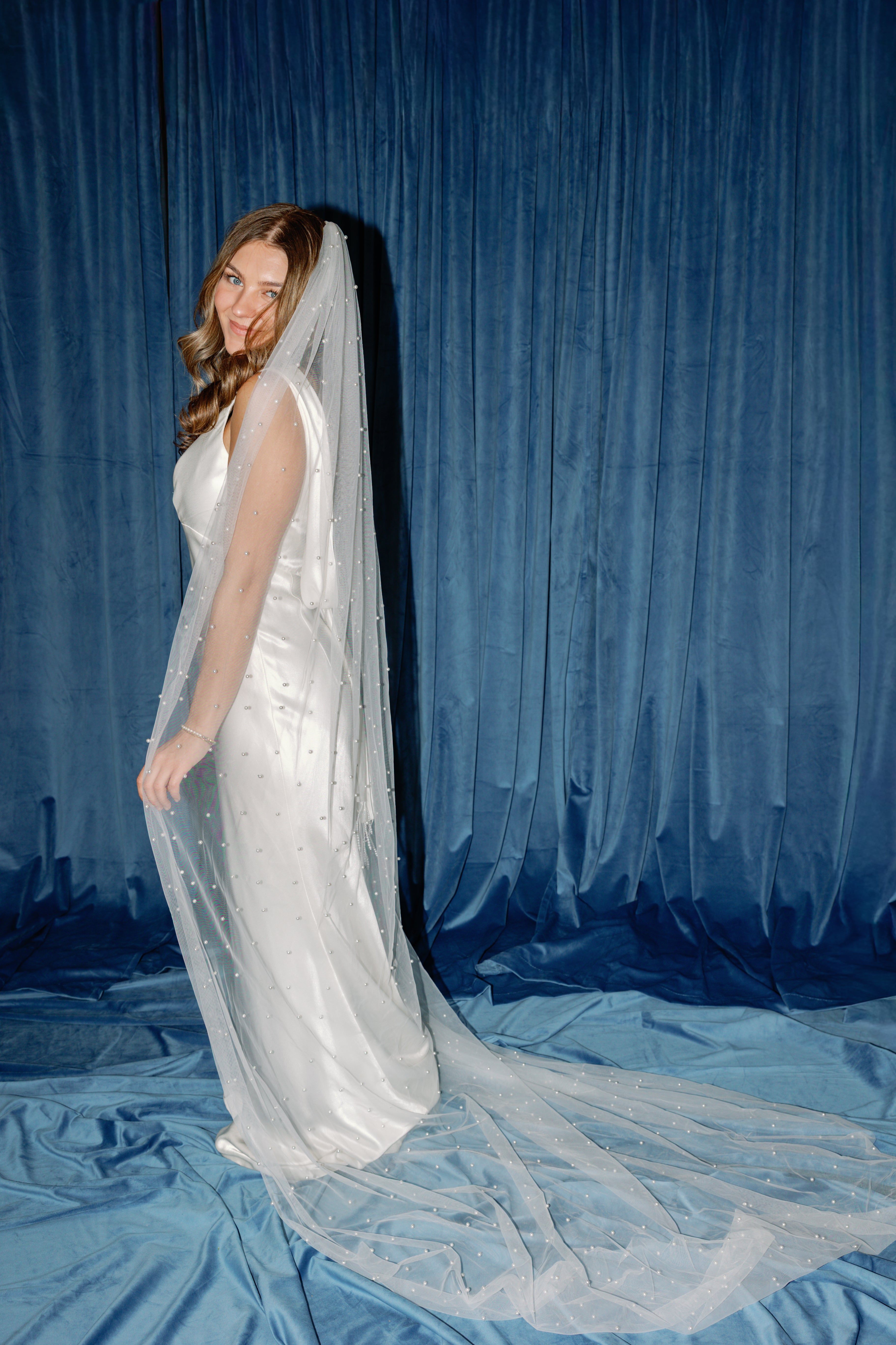 The Capri Veil | Pearl Wedding Chapel Veil